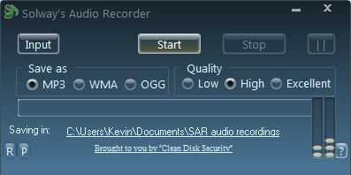 Solway's Audio Recorder
