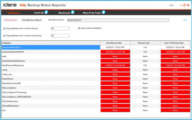 Download SQL Backup Status Reporter