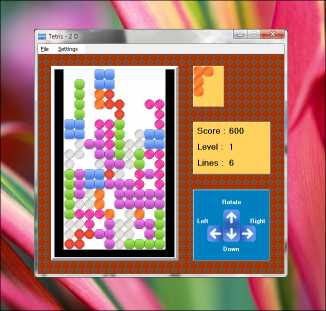 SSuite Tetris 2D