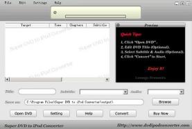 Download Super DVD to iPod Converter four