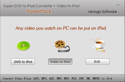Super DVD + Video to iPod Converter