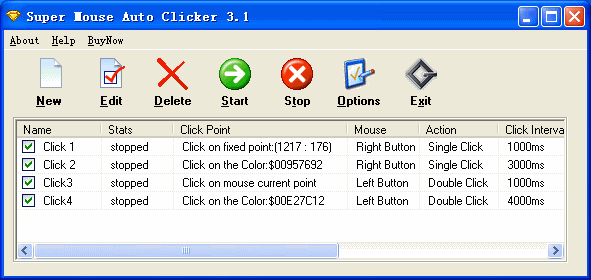 automatic mouse and keyboard clicker