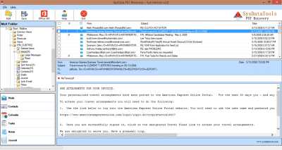 SysData Recover Outlook PST File