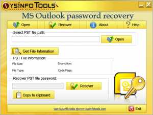 SysInfoTools Outlook Password Recovery