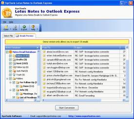 Download SysTools Lotus Notes to Outlook Express