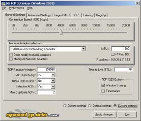 Download TCP Optimizer