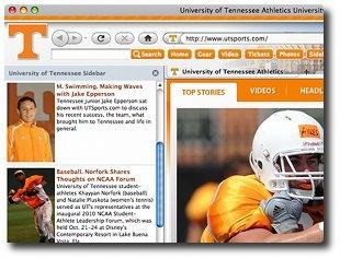 Download Tennessee Vols IE Browser Theme