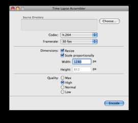 TIme Lapse Assembler for Mac