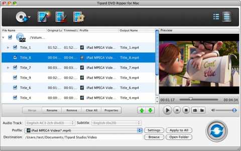 Tipard DVD Ripper for Mac