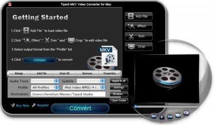 Tipard MKV Video Converter for Mac