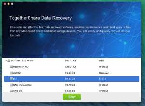 TogetherShare Mac Recovery Free