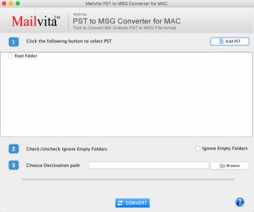 ToolsCrunch Mac PST to MSG Converter