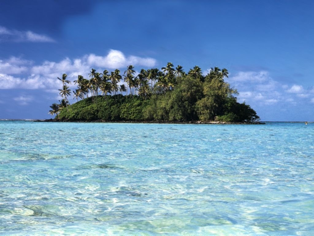 tropical island scenery