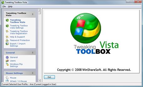 Download Tweaking Toolbox Vista