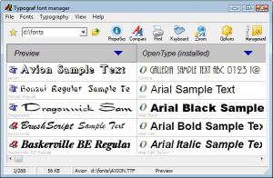 Download Typograf font manager