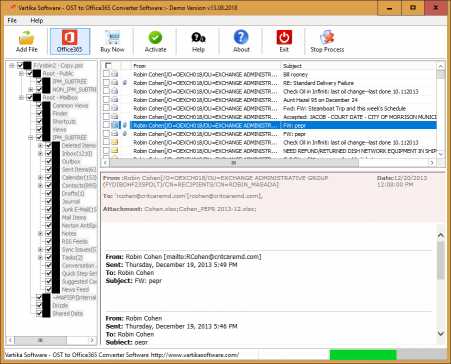 Vartika OST to Office 365 Converter