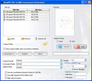 any pdf to dwg converter output scale factor