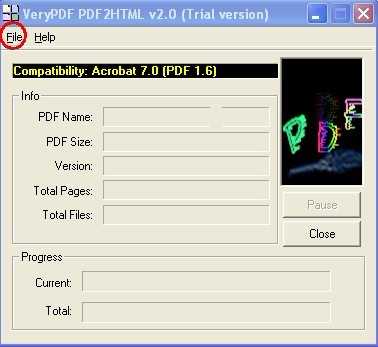 VeryPDF PDF to HTML Converter