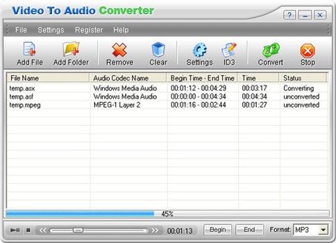Download Video To Audio Converter