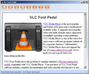 Download VLC Media Player Foot Pedal Utility