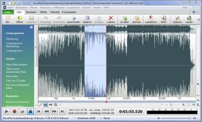 Download Wavepad Audiobearbeitungs-Software