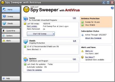 Download Webroot Spy Sweeper with AntiVirus