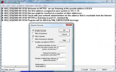 Download WFTPD - Windows FTP Server