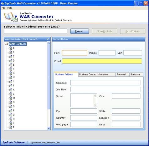 Download Windows Address Book Converter