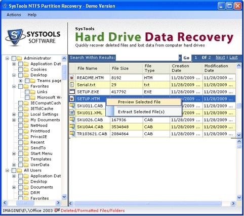 Download Windows Hard Disk Recovery
