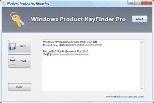 Download Windows Product Key Finder Professional