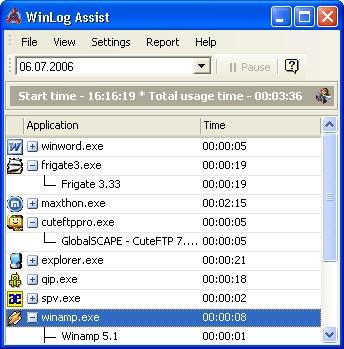 Download WinLog Assist Task Tracking