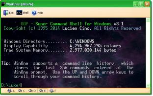 Download WinOne - Super Command Line for Windows