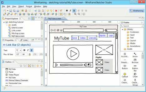 Download WireframeSketcher Wireframing Tool