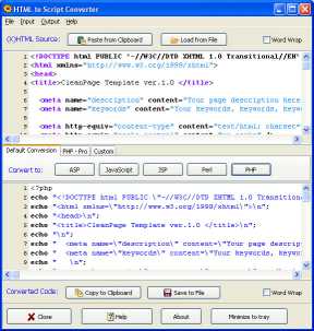WonderWebWare HTML Converter
