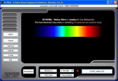 Download X13-VSA Voice Lie Detector