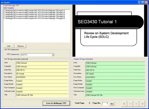 Download X360 Multi-page Tiff Converter OCX