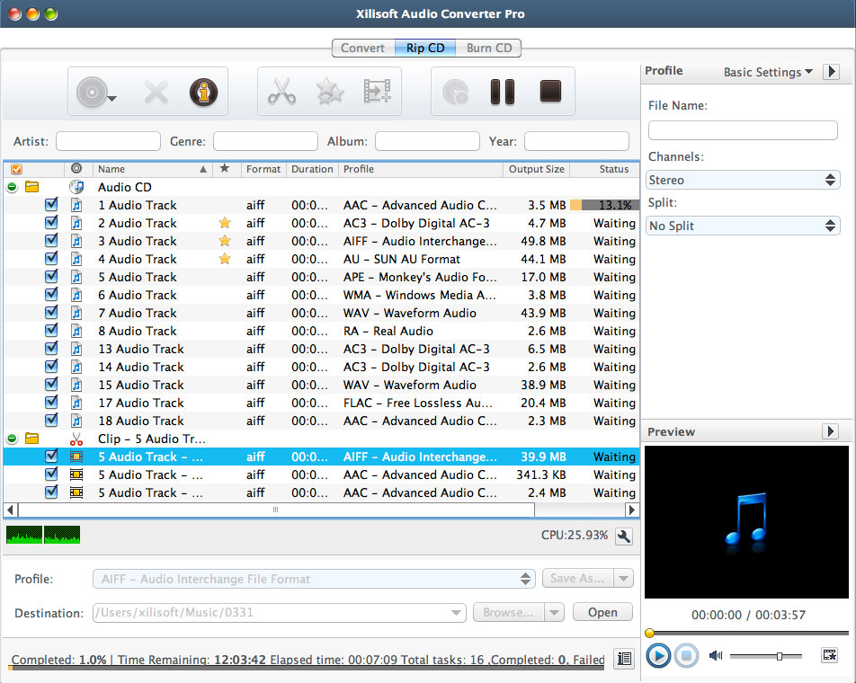 Xilisoft Audio Converter Pro 6 mac