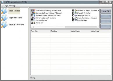 Download XP Registry Cleaner
