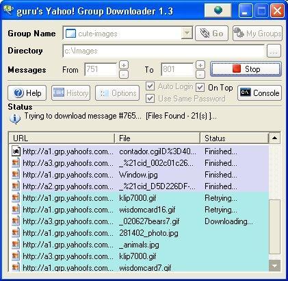 Download Yahoo Group and Files Downloader