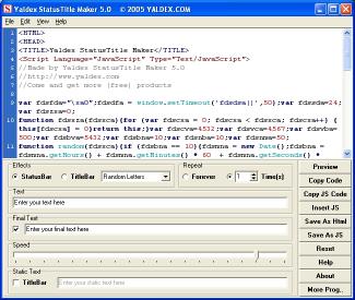 Download Yaldex StatusTitle Maker 5.8