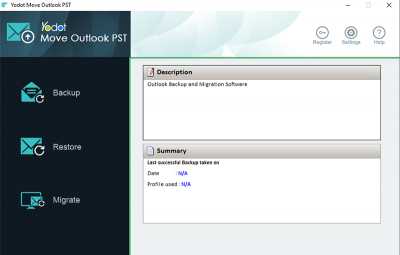 Yodot Move Outlook PST Software