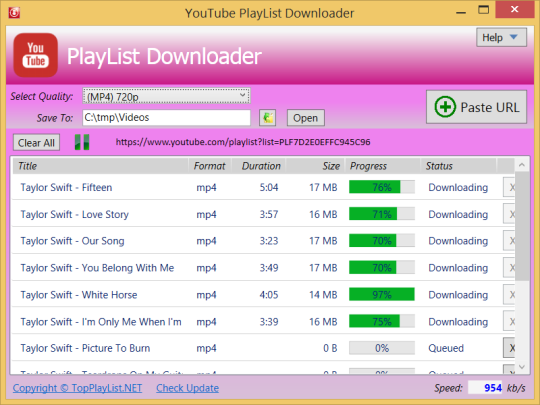 youtube playlist downloader app free