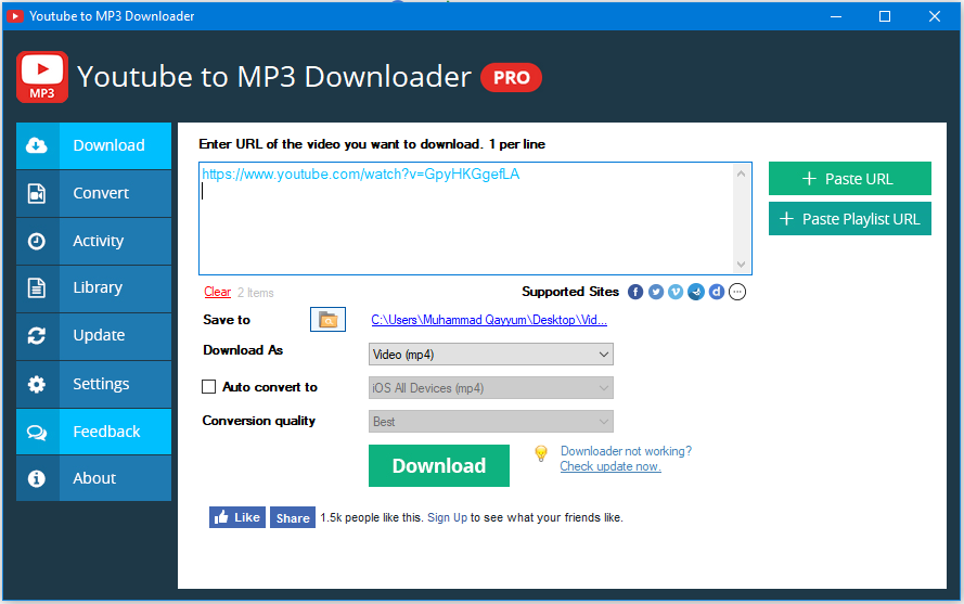 youtube to mp3 downloader pro online