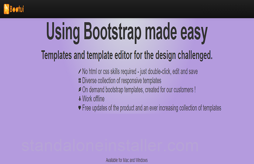 best free bootstrap editor ftp offline