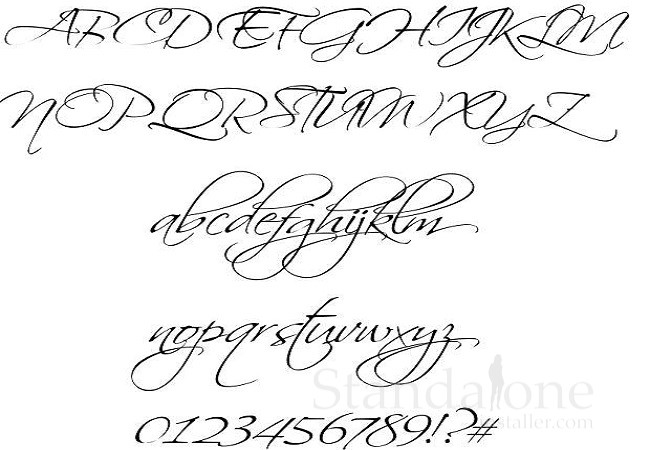 20 Best Calligraphy Fonts - standaloneinstaller.com