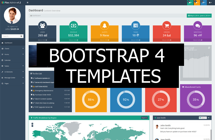 20 Best Bootstrap 4 Templates - standaloneinstaller.com