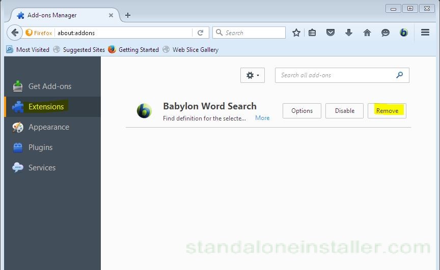 firefox-remove-addons