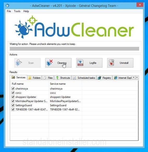 Adware Cleaning