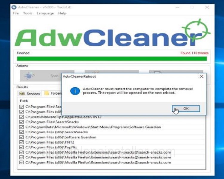 AdwCleaner OK