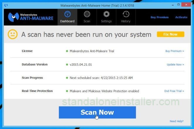 Malwarebytes-Scan